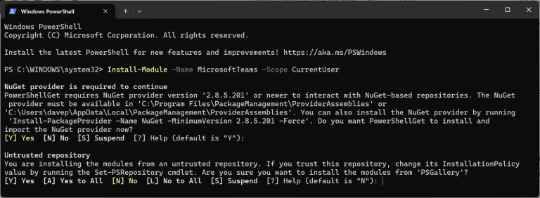 Install the Microsoft Teams PowerShell module - Human Extended