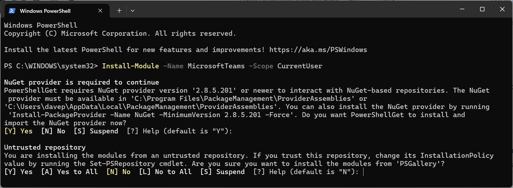 Install the Microsoft Teams PowerShell module - Human Extended